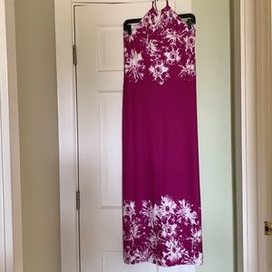 Ann Taylor Halter Top Maxi Dress